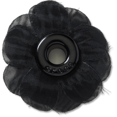 Black Chiffon Grommet Jibbitz™ charms