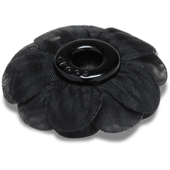 Black Chiffon Grommet Jibbitz™ charms