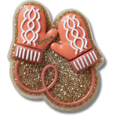 Glitter Pink Mittens Jibbitz™ charms