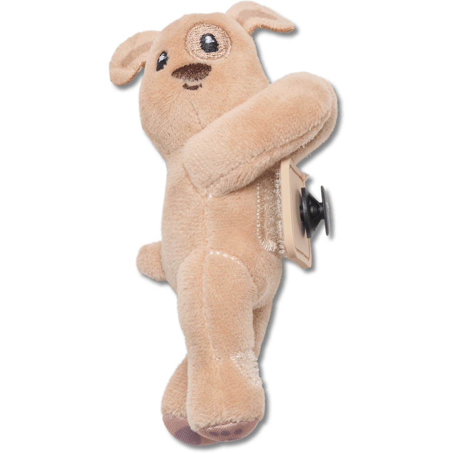 Huggitz Brown Puppy Jibbitz Shoe Charm
