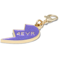 Purple Glitter BFF Charm Right Jibbitz Shoe Charm