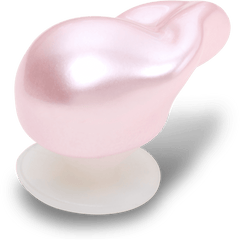 Pink Pear Baroque Pearl Jibbitz™ charms