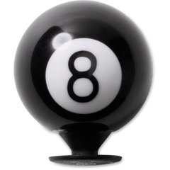 3D Pool Eight Ball Jibbitz™ charms