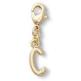 Gold Letter C Charm Jibbitz™ charms