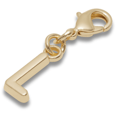 Gold Letter L Charm Jibbitz™ charms