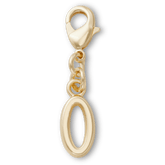 Gold Letter O Charm Jibbitz™ charms