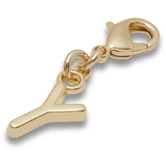 Gold Letter Y Charm Jibbitz™ charms