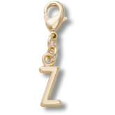 Gold Letter Z Charm Jibbitz™ charms
