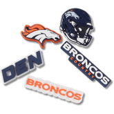 NFL Denver Broncos 5 Pack Jibbitz Shoe Charm
