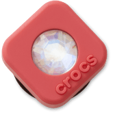 Red Square PVC SMT Gem Jibbitz™ charms