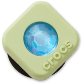 Green PVC Square SMT Gem Jibbitz™ charms
