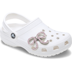 Pink Glittery Bow Jibbitz™ charms