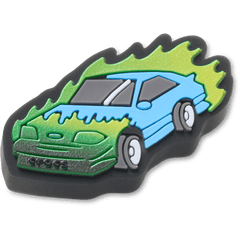 Lights Up Fire Race Car Jibbitz™ charms