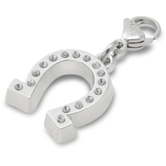 Lucky Silver Horseshoe Charm Jibbitz charm