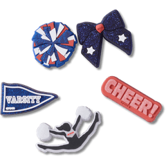 Cheer 5 Pack Jibbitz™ charms