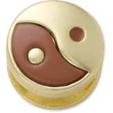Brown Yin Yang Icon Jibbitz™ charms