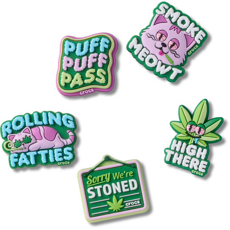420 Hemp Cuties 5 Pack Jibbitz™ charms