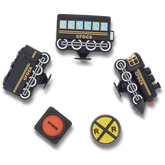 3D Train 5 Pack Jibbitz™ charms