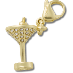 Gold Martini Charm Jibbitz charm