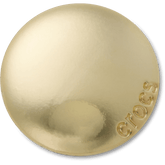 Large Gold Circle Stud Jibbitz™ charms