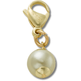 Gold and Green SMT Pearl Charm Jibbitz charm