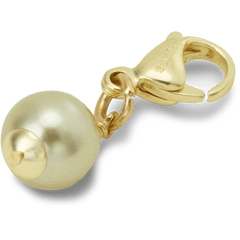 Gold and Green SMT Pearl Charm Jibbitz charm