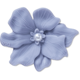 Periwinkle Flower with Pearl Jibbitz™ charms