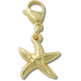 Gold Starfish Charm Jibbitz charm