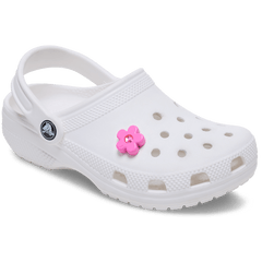 Bright Pink Flower With Gem Jibbitz™ charms