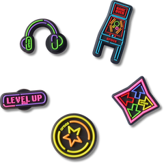 Level Up Gamer 5 Pack Jibbitz™ charms