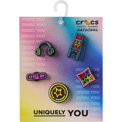 Level Up Gamer 5 Pack Jibbitz™ charms