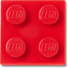 LEGO® Red Tile 2x2 Jibbitz™ charms