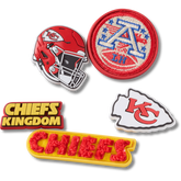 NFL Kansas City Chiefs 5 Pack Jibbitz Shoe Charm