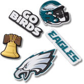 NFL Philadelphia Eagles 5 Pack Jibbitz Shoe Charm