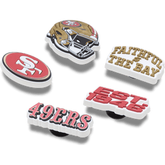 NFL San Francisco 49ers 5 Pack Jibbitz Shoe Charm
