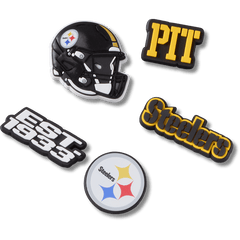 NFL Pittsburgh Steelers 5 Pack Jibbitz Shoe Charm