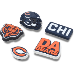 NFL Chicago Bears 5 Pack Jibbitz Shoe Charm