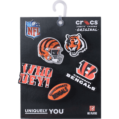 NFL Cincinnati Bengals 5 Pack Jibbitz Shoe Charm