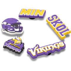 NFL Minnesota Vikings 5 Pack Jibbitz Shoe Charm
