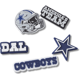 NFL Dallas Cowboys 5 Pack Jibbitz Shoe Charm