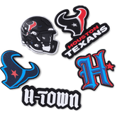 NFL Houston Texans 5 Pack Jibbitz Shoe Charm
