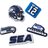 NFL Seattle Seahawks 5 Pack Jibbitz Shoe Charm