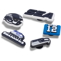 NFL Seattle Seahawks 5 Pack Jibbitz Shoe Charm