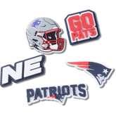 NFL New England Patriots 5 Pack Jibbitz Shoe Charm