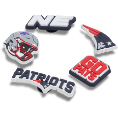 NFL New England Patriots 5 Pack Jibbitz Shoe Charm