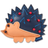 Faux Leather Hedgehog Jibbitz™ charms