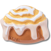 Cinnamon Roll with Icing Jibbitz™ charms