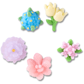 Beaded Flowers 5 Pack Jibbitz™ charms