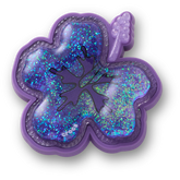 Squish Purple Hibiscus Jibbitz™ charms
