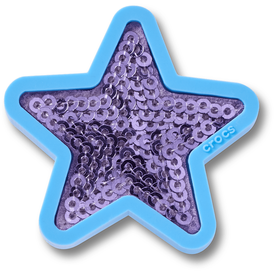 Purple Sequin Star Jibbitz™ charms